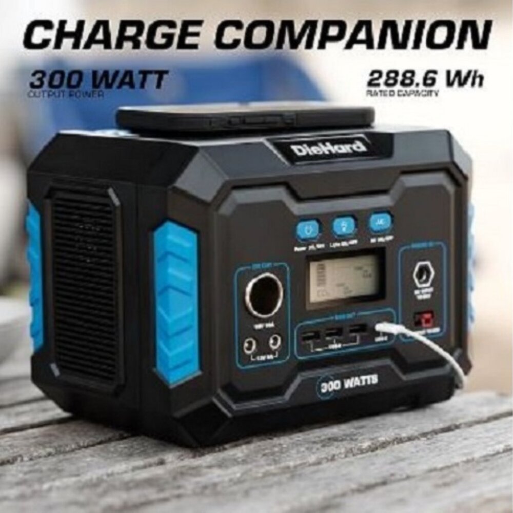 DieHard Portable Power Station 300-Watt (600-Watt Peak) 288.6Wh-Solar Generator